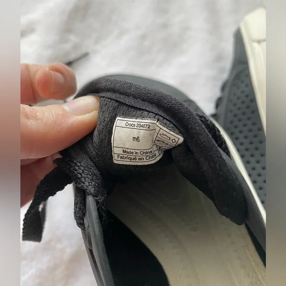 Black Croc Sneakers - Picture 5 of 6